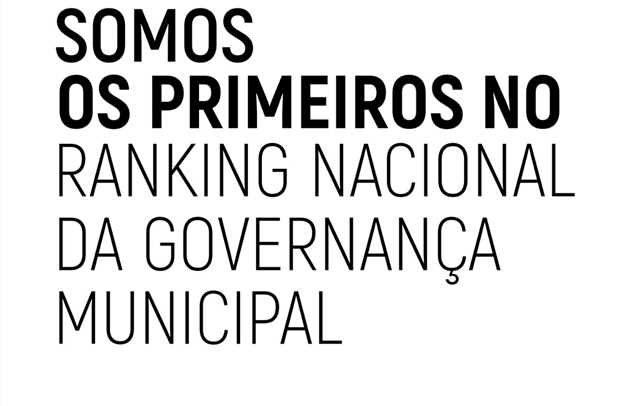 Somos os primeiros no ranking nacional de Governança Municipal